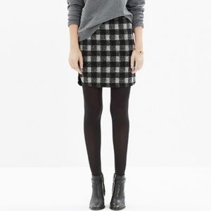 Madewell Shirttail Skirt in Buffalo Plaid
